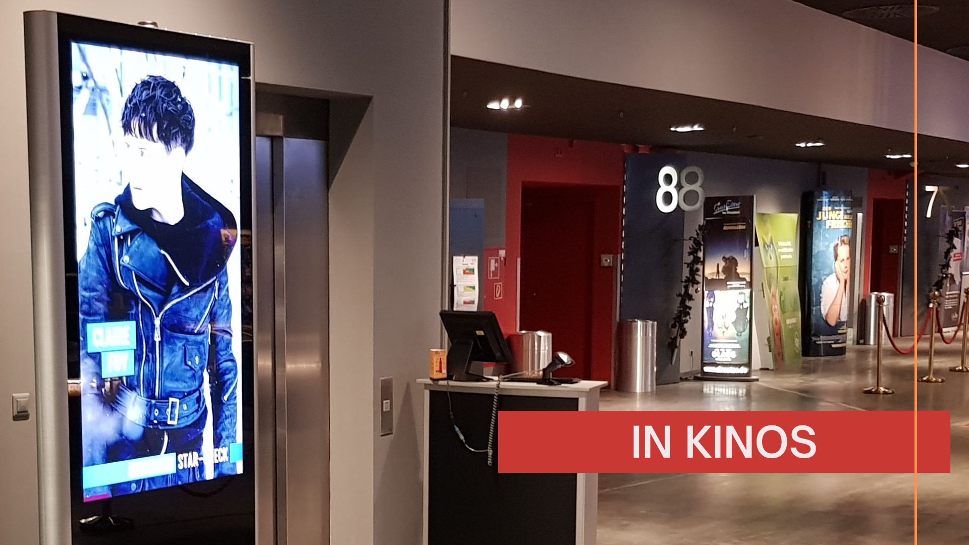 Werbeumfeld in Kinos